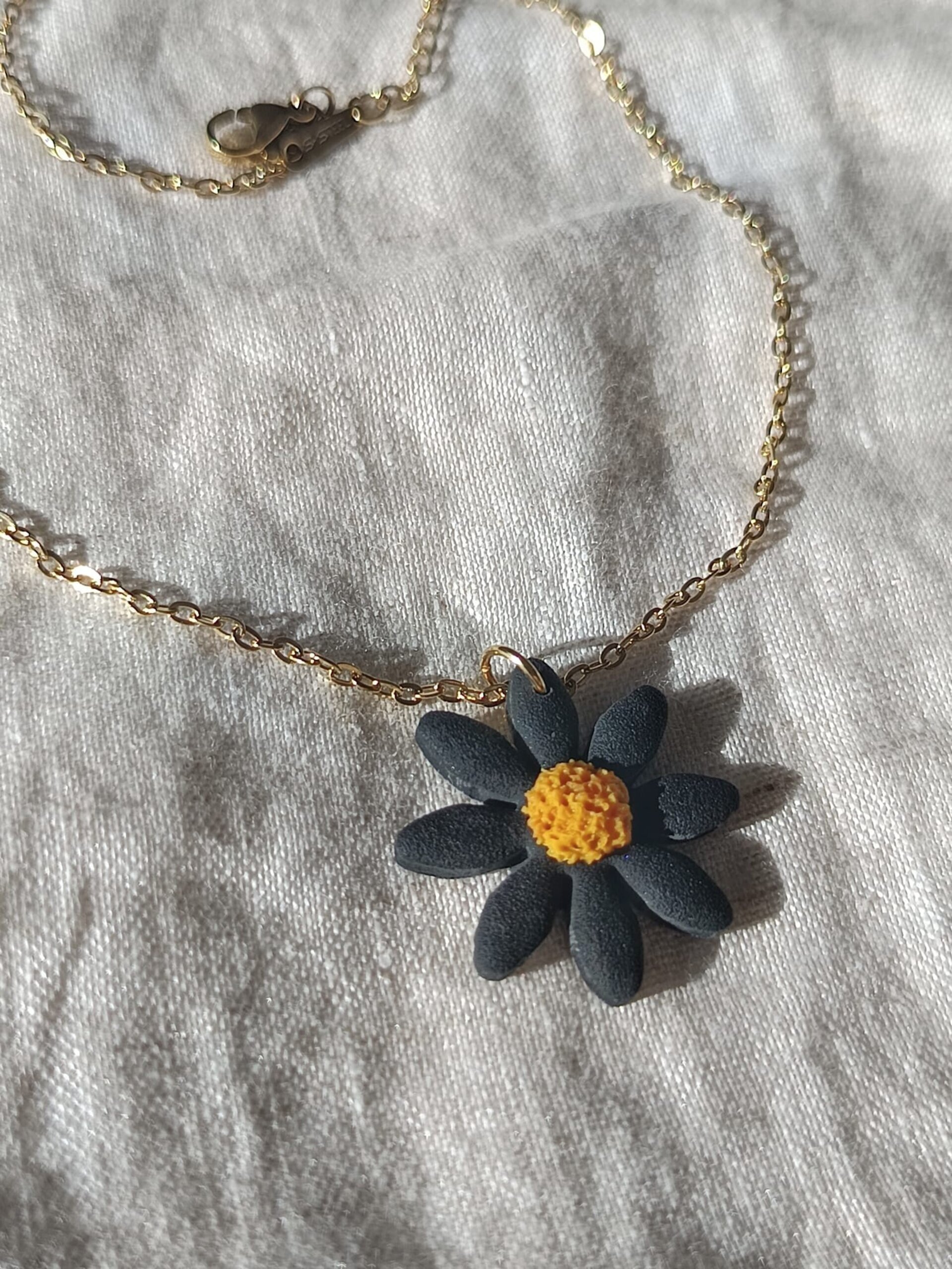 Collar margarita negra - 2