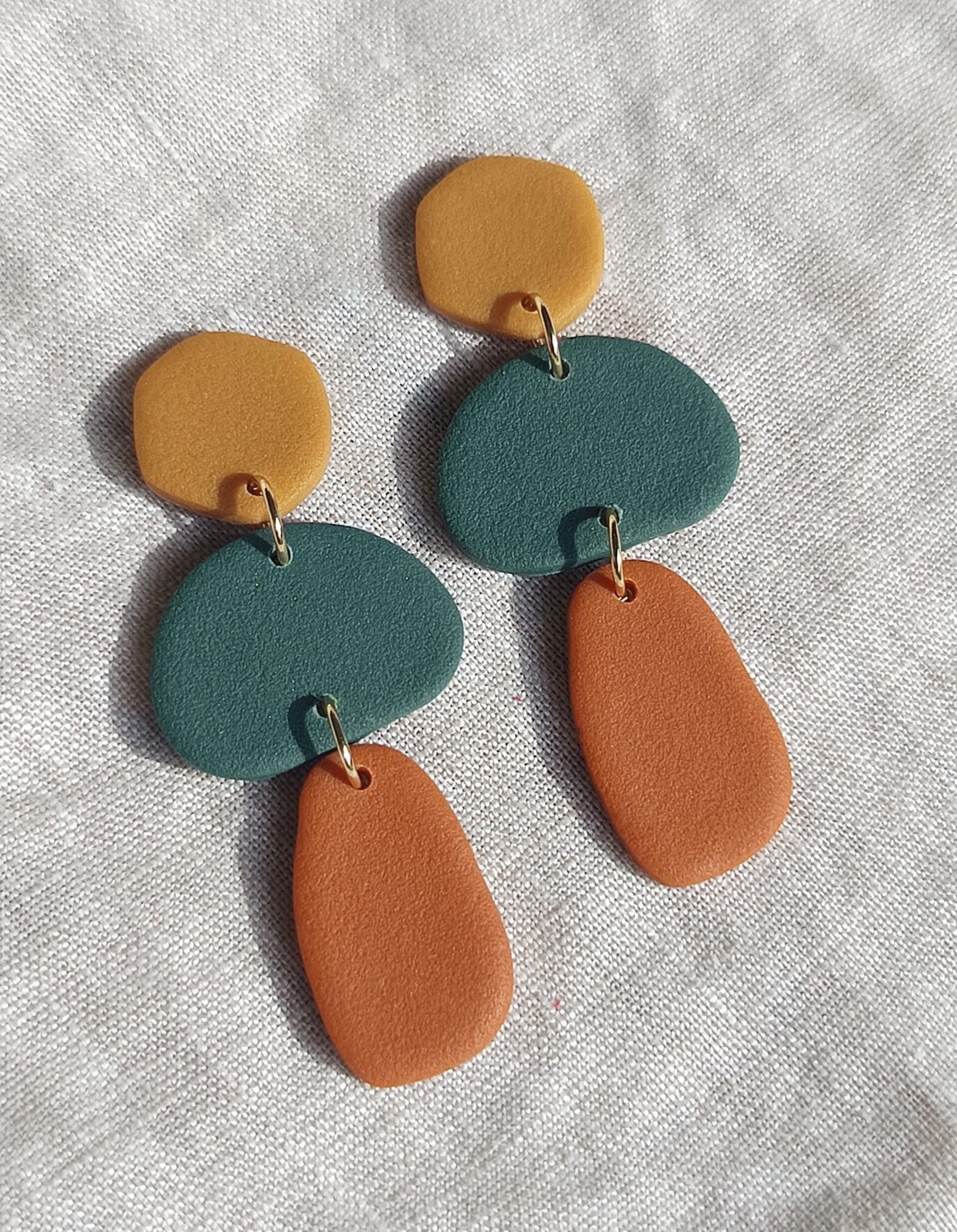 Valeria mostaza, verde & naranja - 2