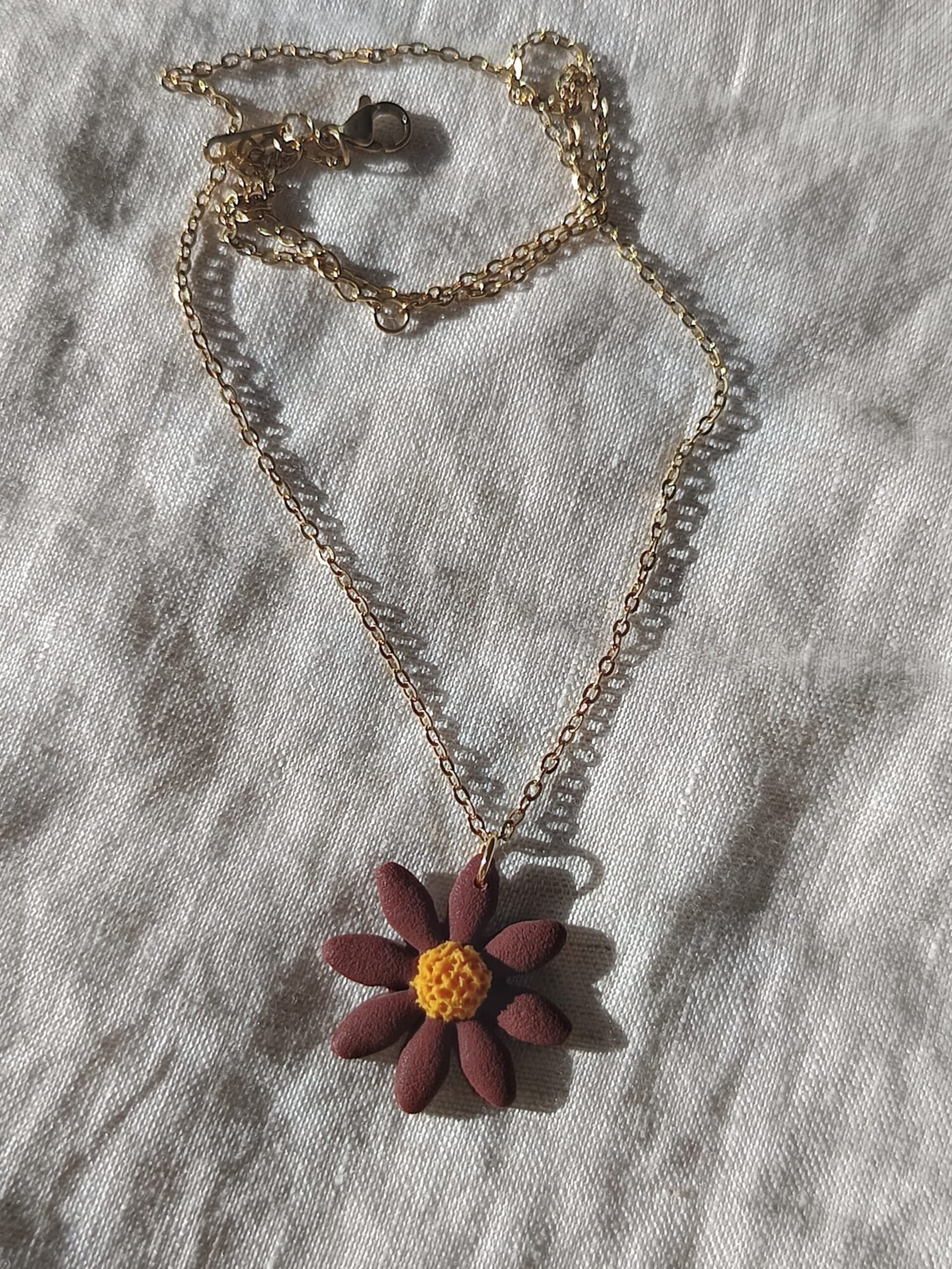 Collar margarita granate - 2