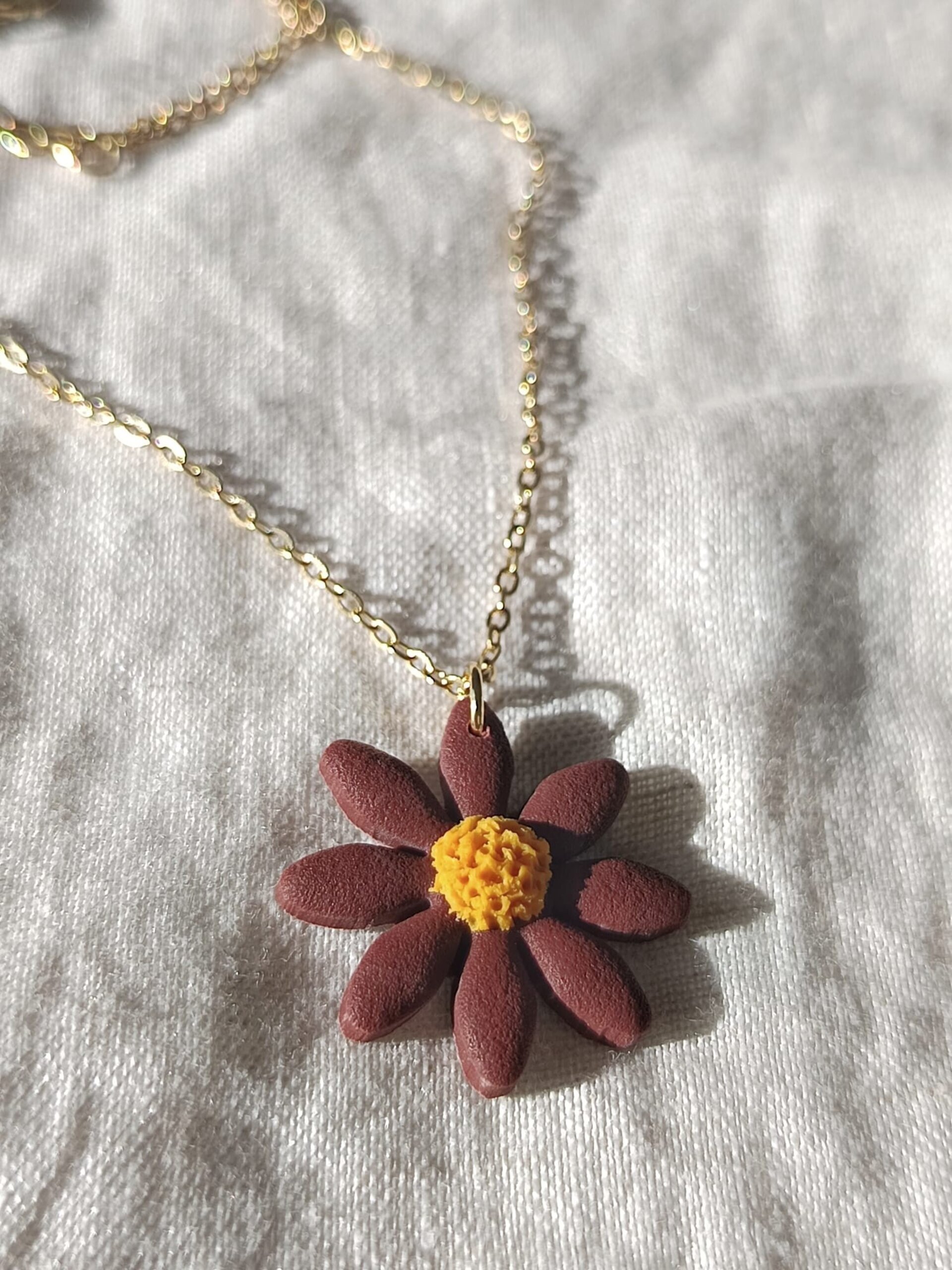 Collar margarita granate - 3