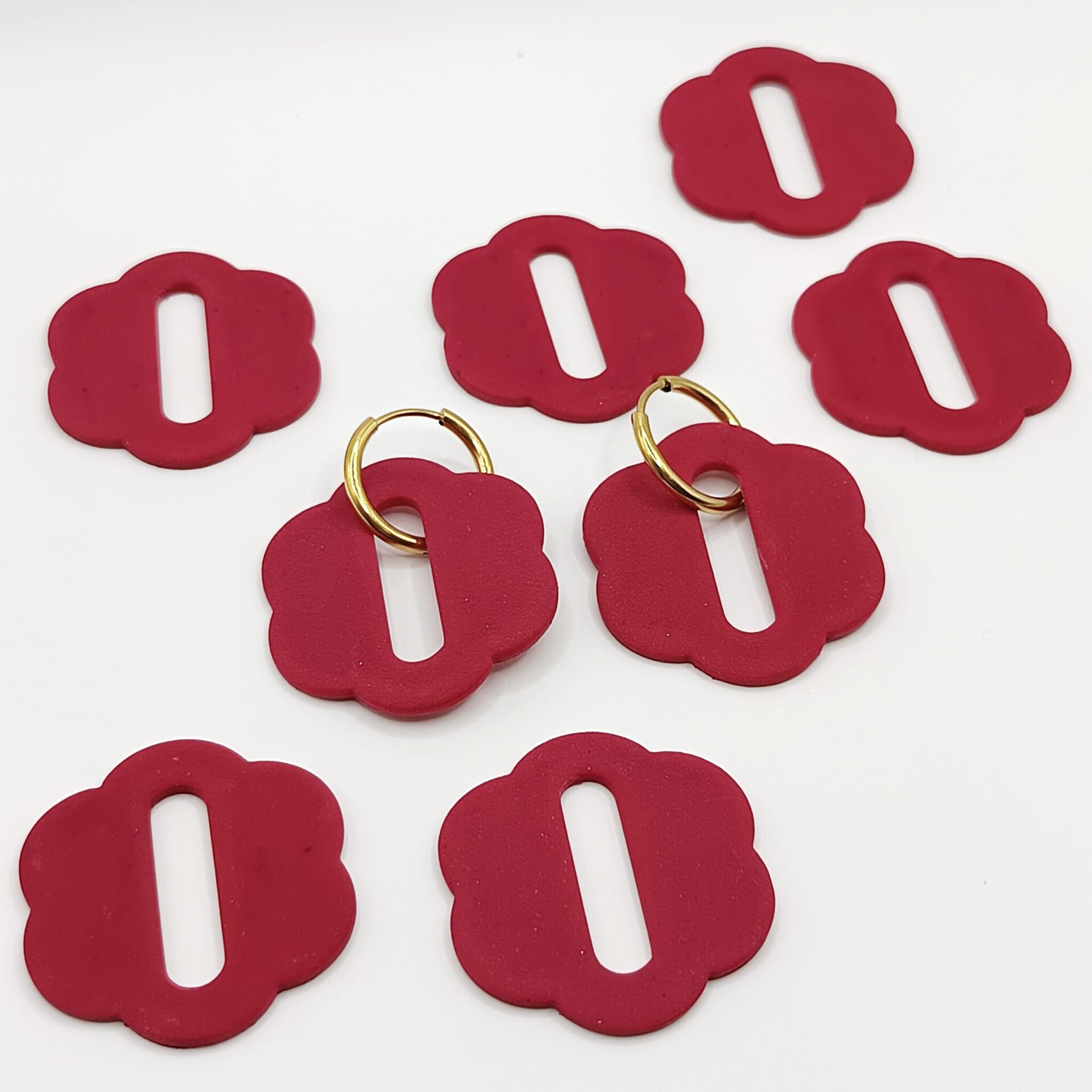 Flor fucsia charm - 2